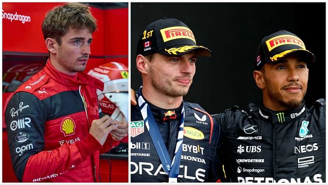 Charles Leclerc answers who is tougher to face between Lewis Hamilton and Max Verstappen