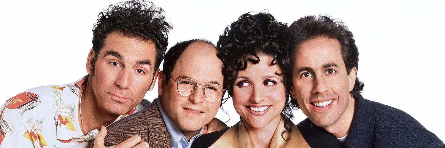 Poster of the show Seinfeld (image via Twitter @SeinfeldTV)