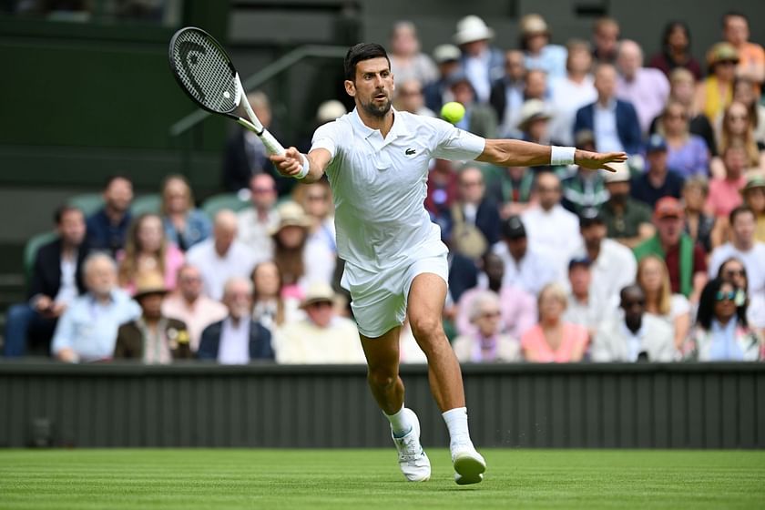 Novak Djokovic's son Stefan turns helper for defending champion during ...