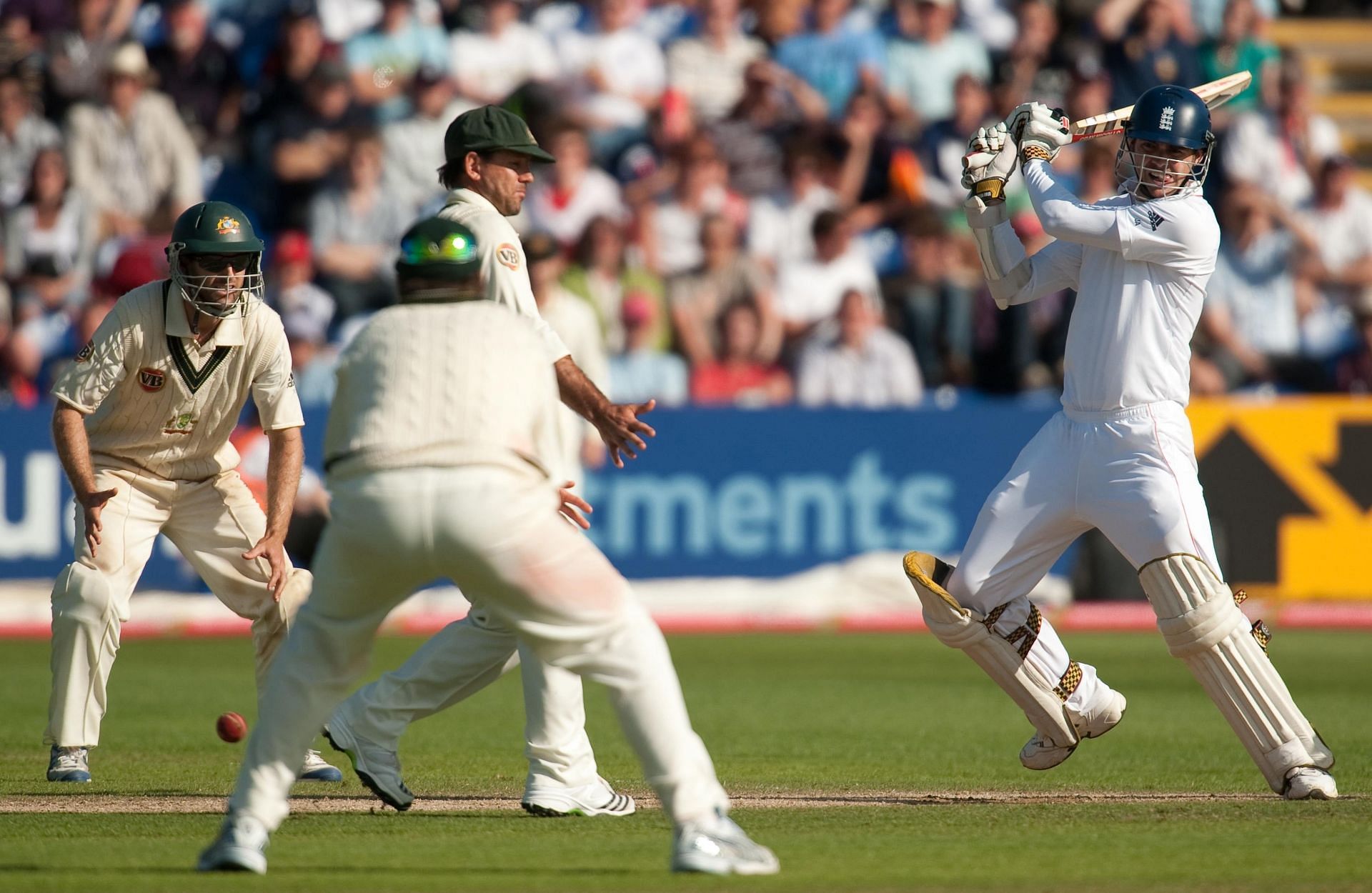 James Anderson played a vital role with the bat for England in the first two Tests of the 2009 Ashes.