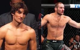 “That guy got a ton a pu**y” - Sean Strickland reacts to viral image of his former look with long hair after fan inquiry