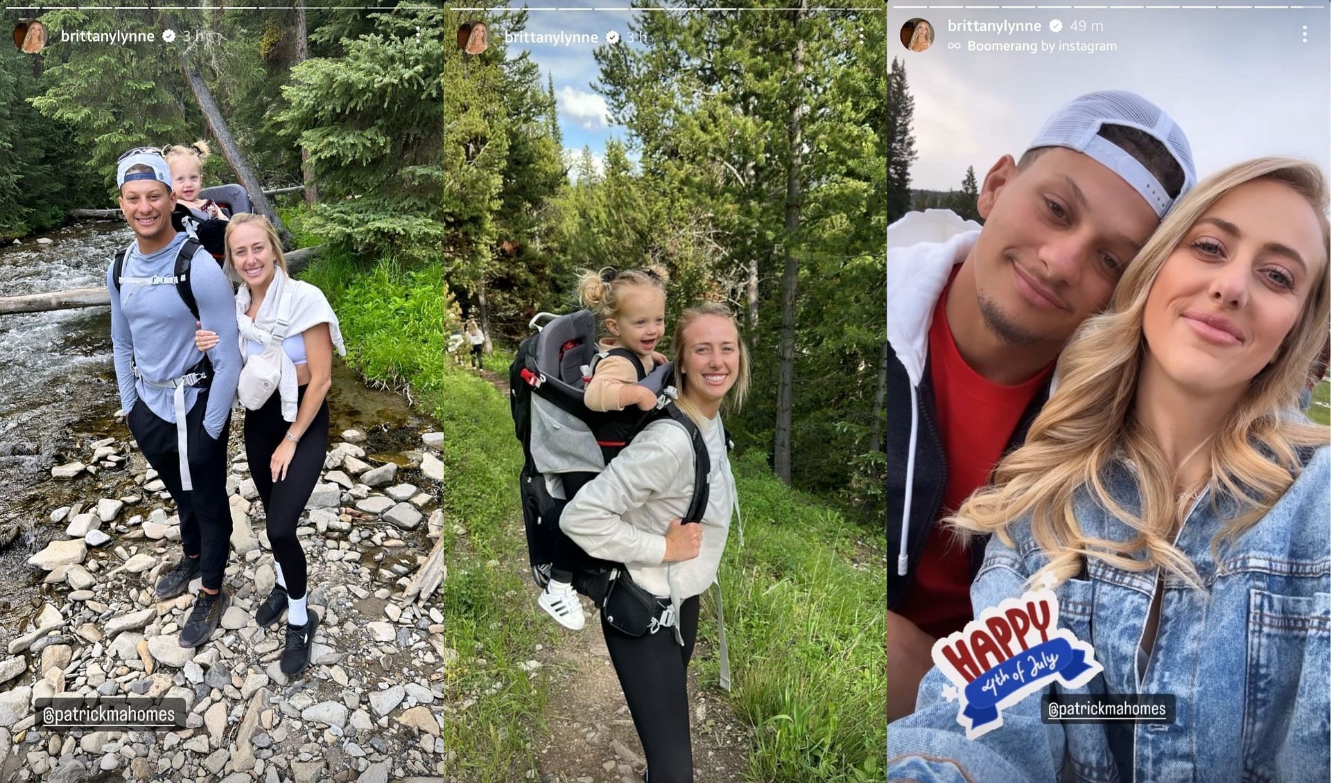 IN PHOTOS: Patrick Mahomes, wife Brittany, and kids get ready for hiking  trip ahead of Chiefs' training camp