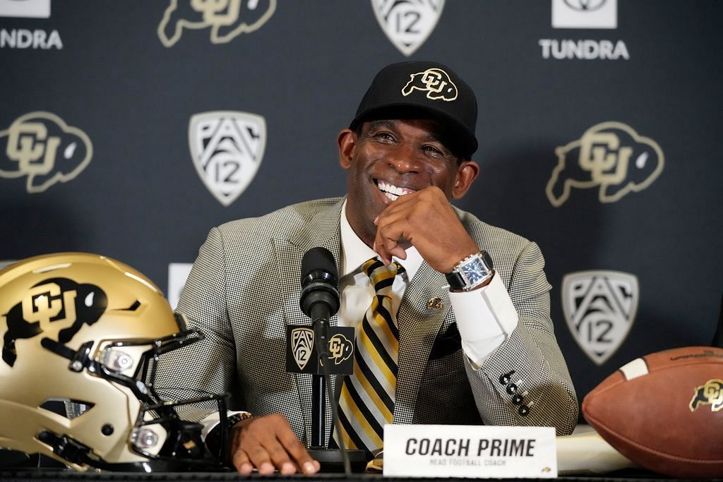 head coach of the Colorado Buffaloes, Deion Sanders