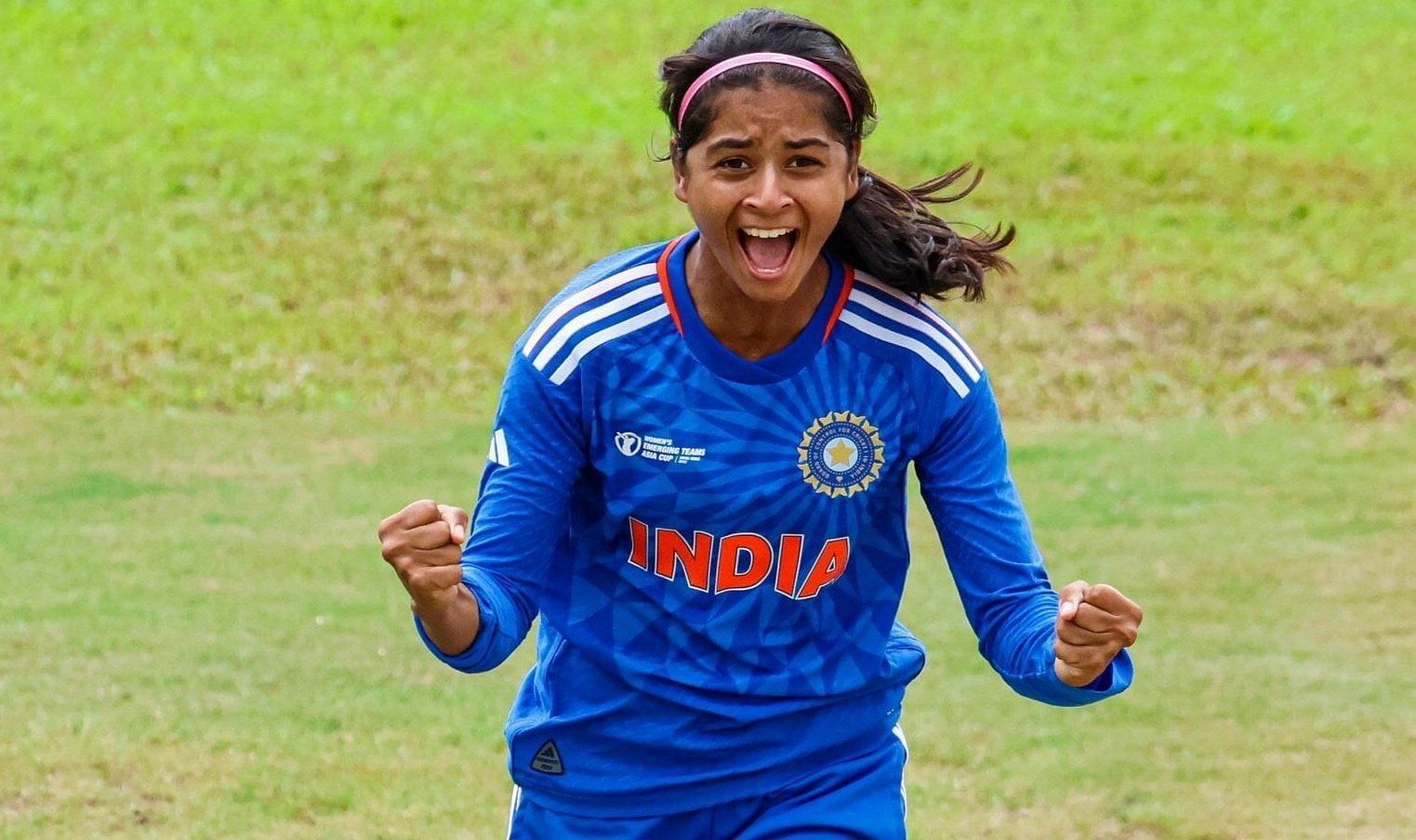 Shreyanka Patil was the Player of the Series in the Emerging Asia Cup