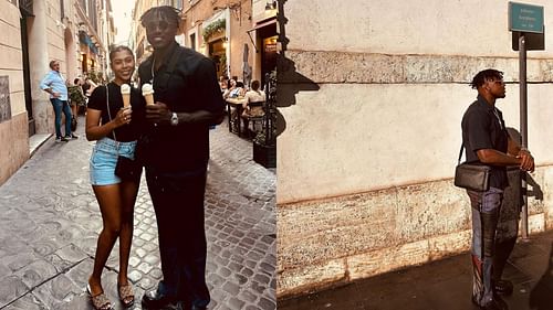 Philadelphia Eagles wide receiver AJ Brown celebrated his 26th birthday in Italy. (Image credit: 1k_alwaysopen on Instagram)