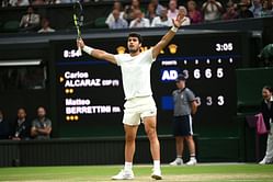 Two things that stood out in Carlos Alcaraz's 4R win over Matteo Berrettini at Wimbledon