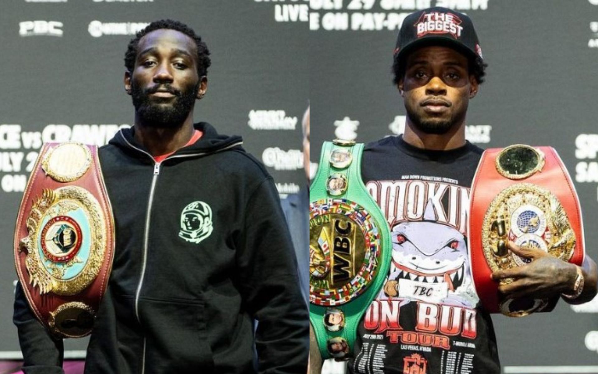 Terence Crawford (left) and Errol Spence Jr. (right) [Images Courtesy: @errolspencejr on Instagram]