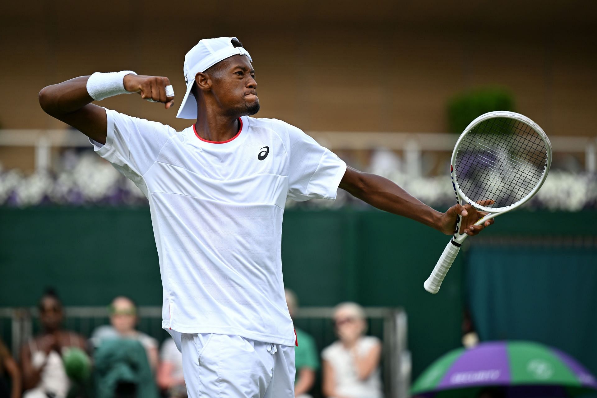 Christopher Eubanks at the 2023 Wimbledon Championships.