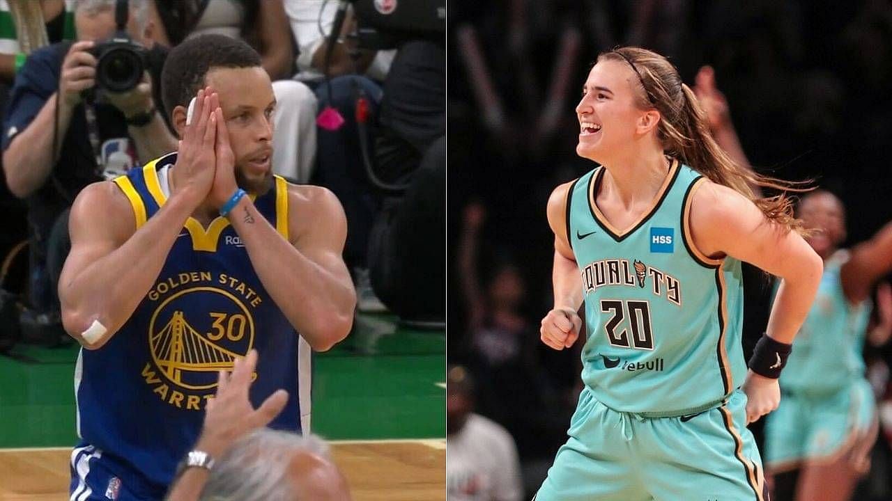Steph Curry accepts Sabrina Ionescu's challenge after her record