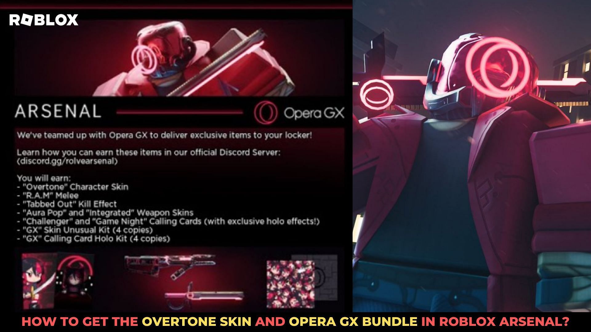 Featured image of the Overtone Skin and Opera GX bundle (Image via Sportskeeda)