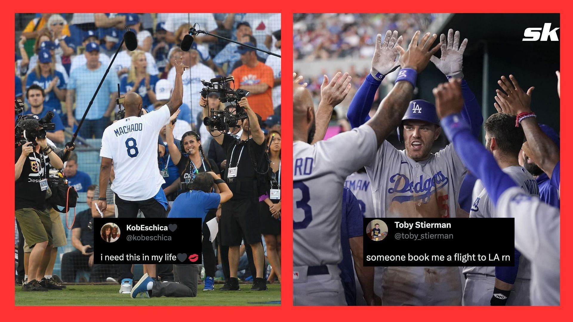 Los Angeles Dodgers fans love the Kobe Bryant tribute