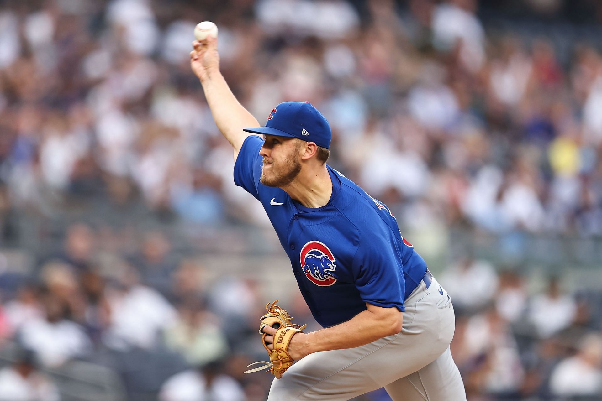 The Chicago Cubs earned their first win at Yankee Stadium
