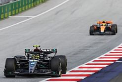 Watch: Lando Norris' surprise overtake on Lewis Hamilton at the 2023 F1 Austrian GP