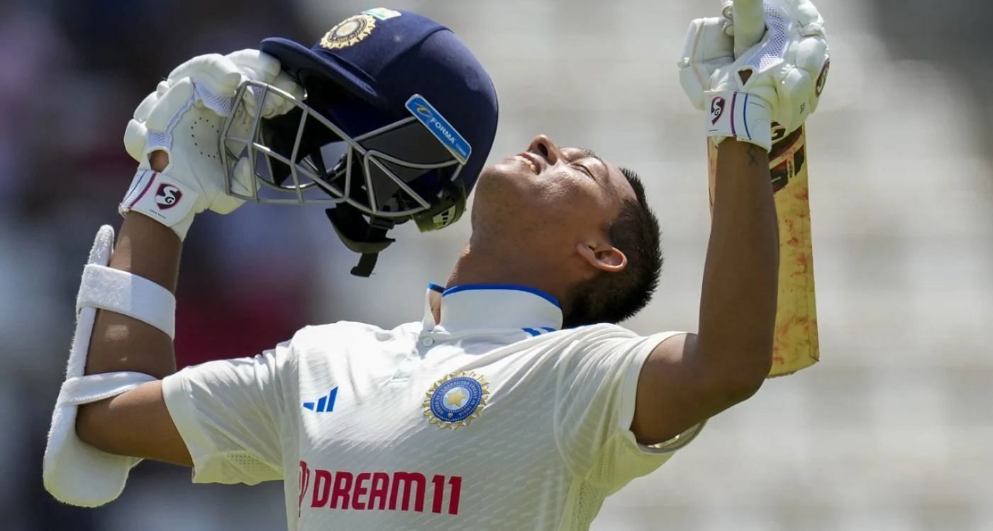 यशस्वी जायसवाल ने वेस्टइंडीज के खिलाफ 171 रन बनाये थे (PC: ESPN)