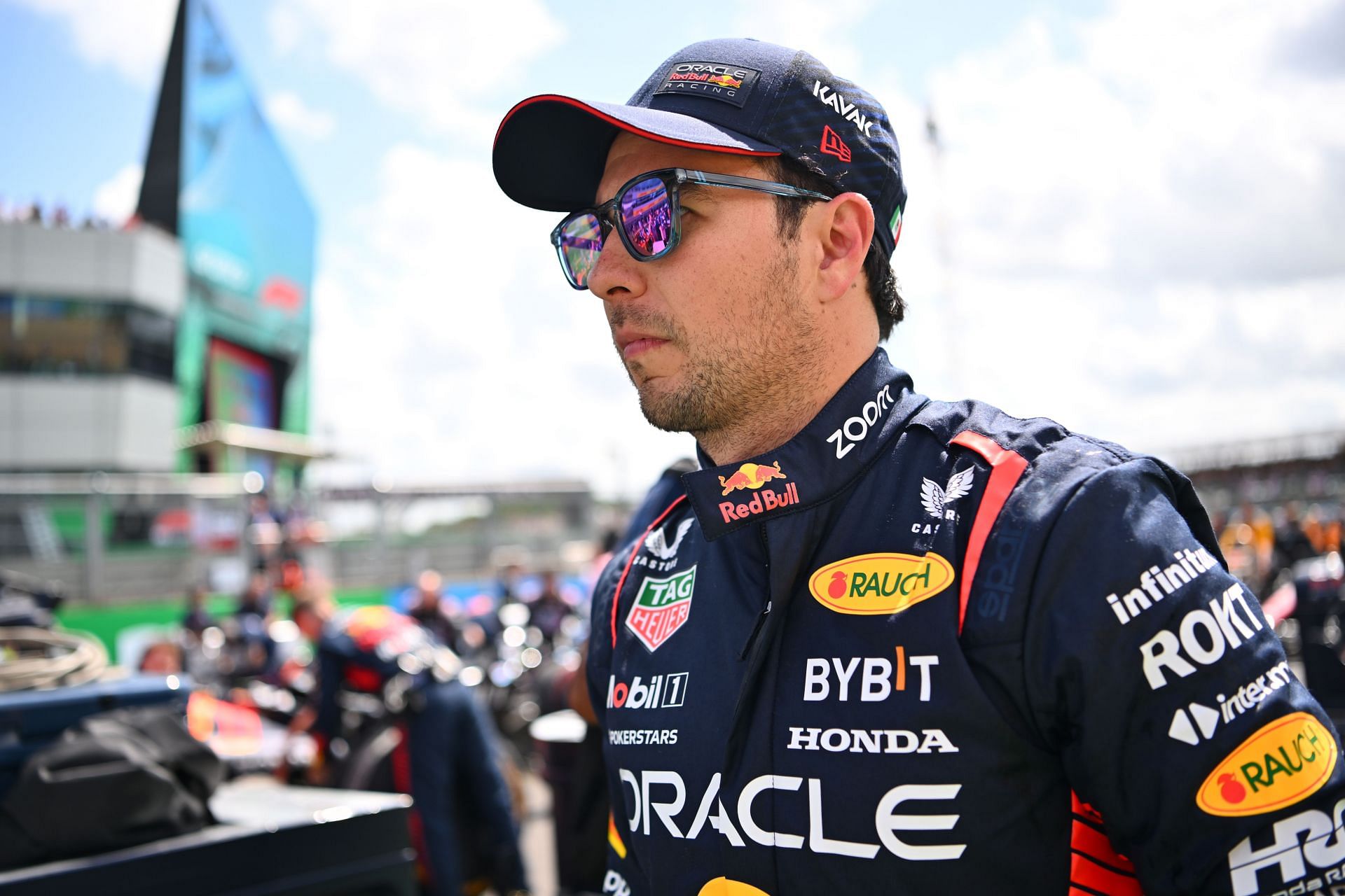 Sergio Perez in the British GP