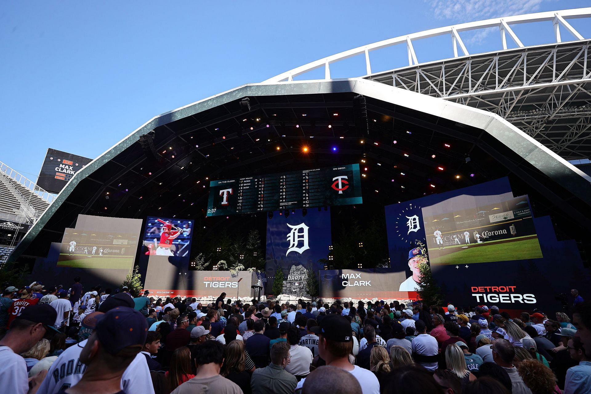A general view during the 2023 MLB Draft presented by Nike at Lumen Field on July 09, 2023 in Seattle, Washington.