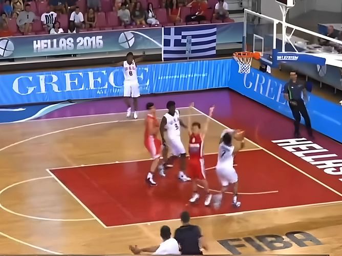 Watch - Jalen Brunson pulls off buttery smooth Eurostep at the 2015 FIBA U19 World Championship