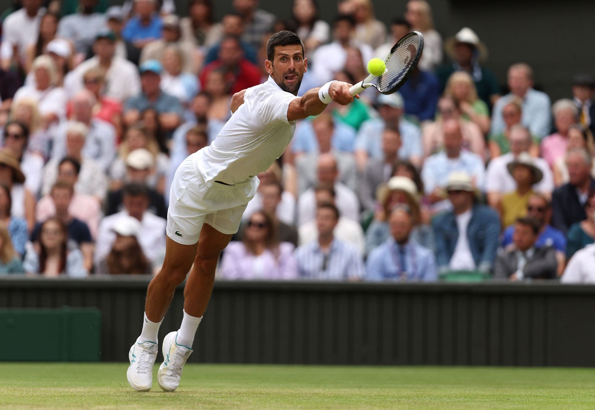 Novak Djokovic at the 2023 Wimbledon