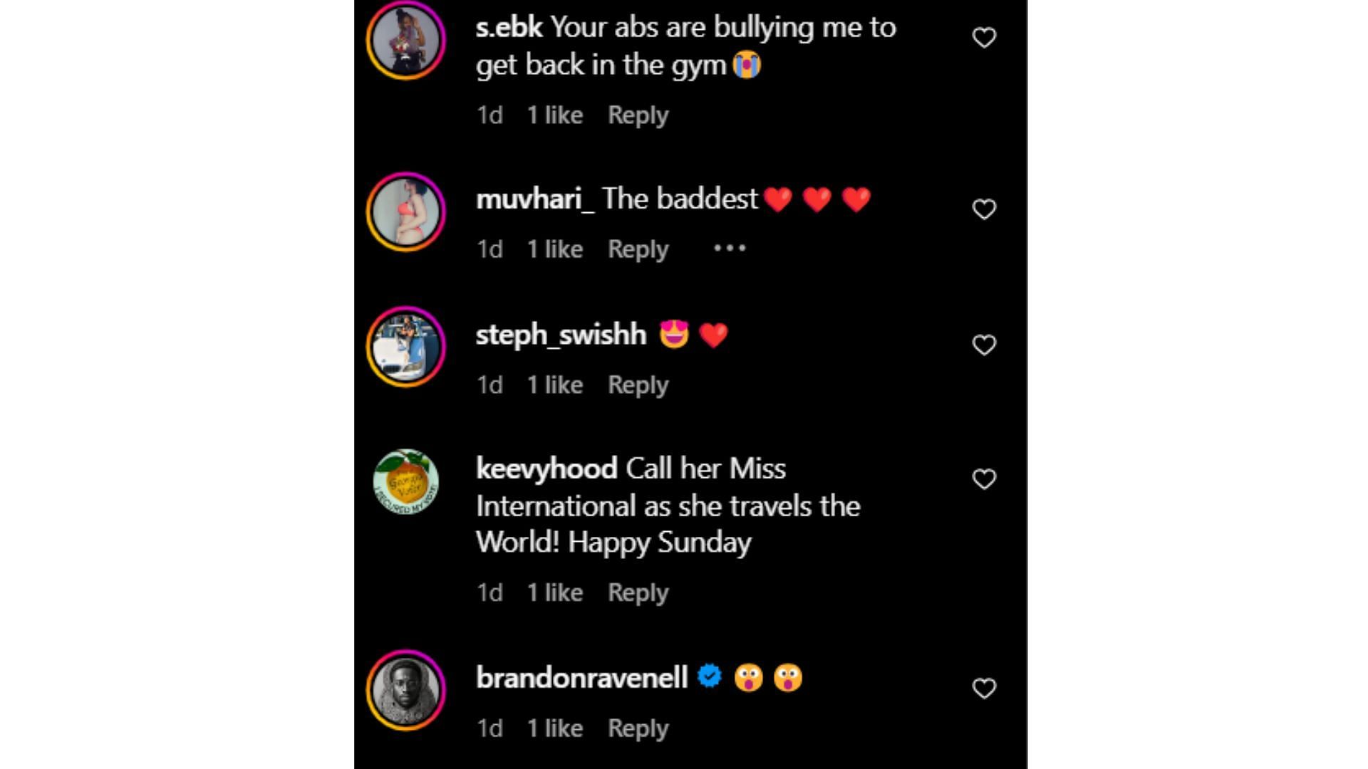 Image Credit: Jilly Anais&#039; Instagram post&#039;s comment section