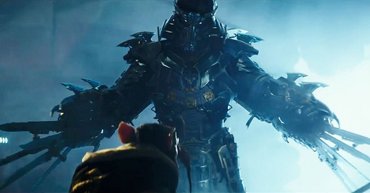 In a nod to &#039;The Dark Knight,&#039; Teenage Mutant Ninja Turtles: Mutant Mayhem builds up the suspense for Shredder&#039;s formidable debut (Image via Paramount Pictures)