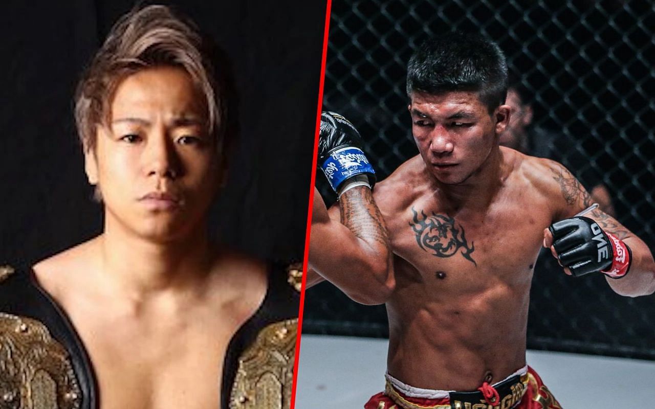 Takeru Segawa and Rodtang Jitmuangnon - Photo by ONE Championship