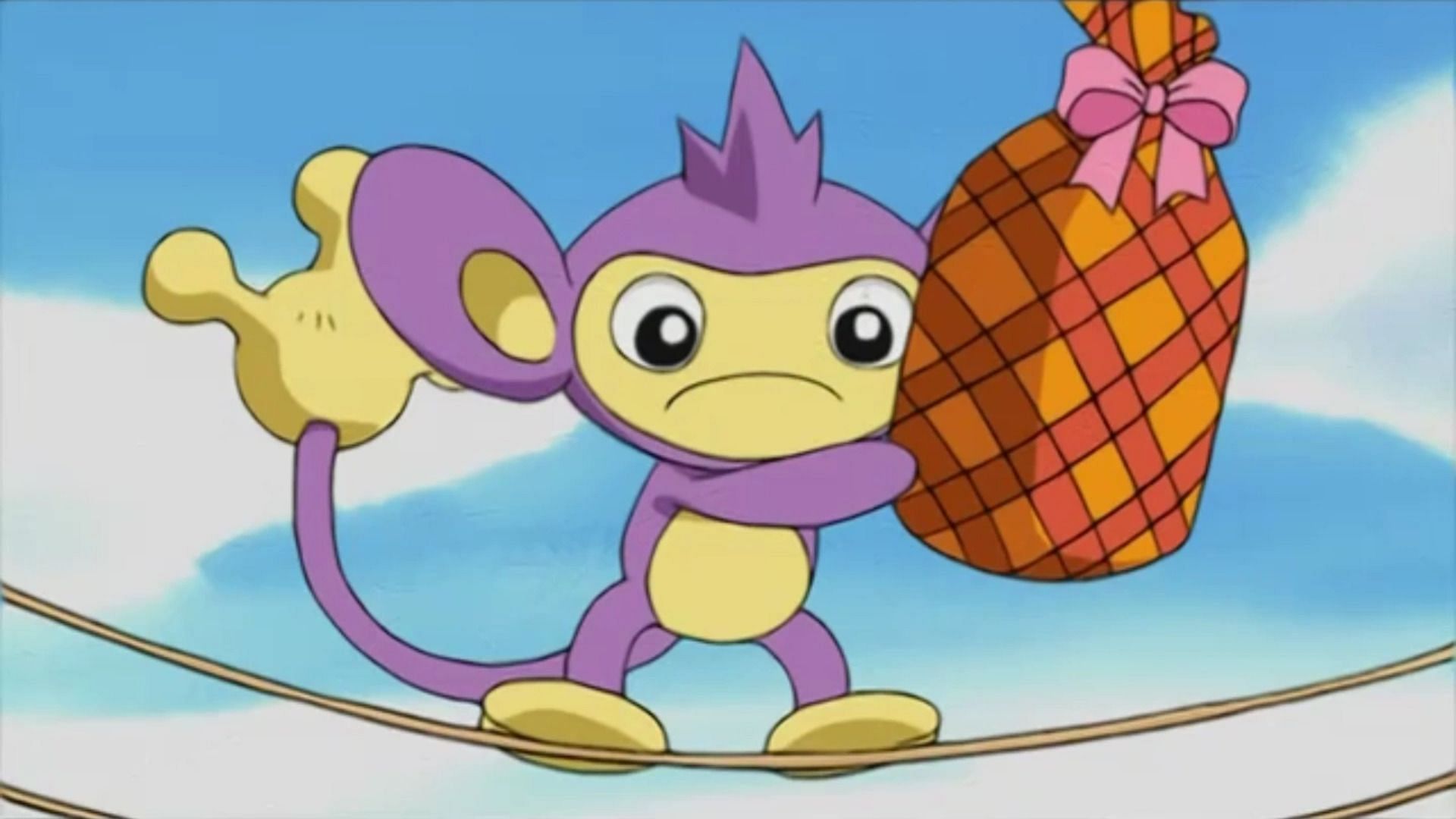 Aipom as seen in the anime (Image via The Pokemon Company)