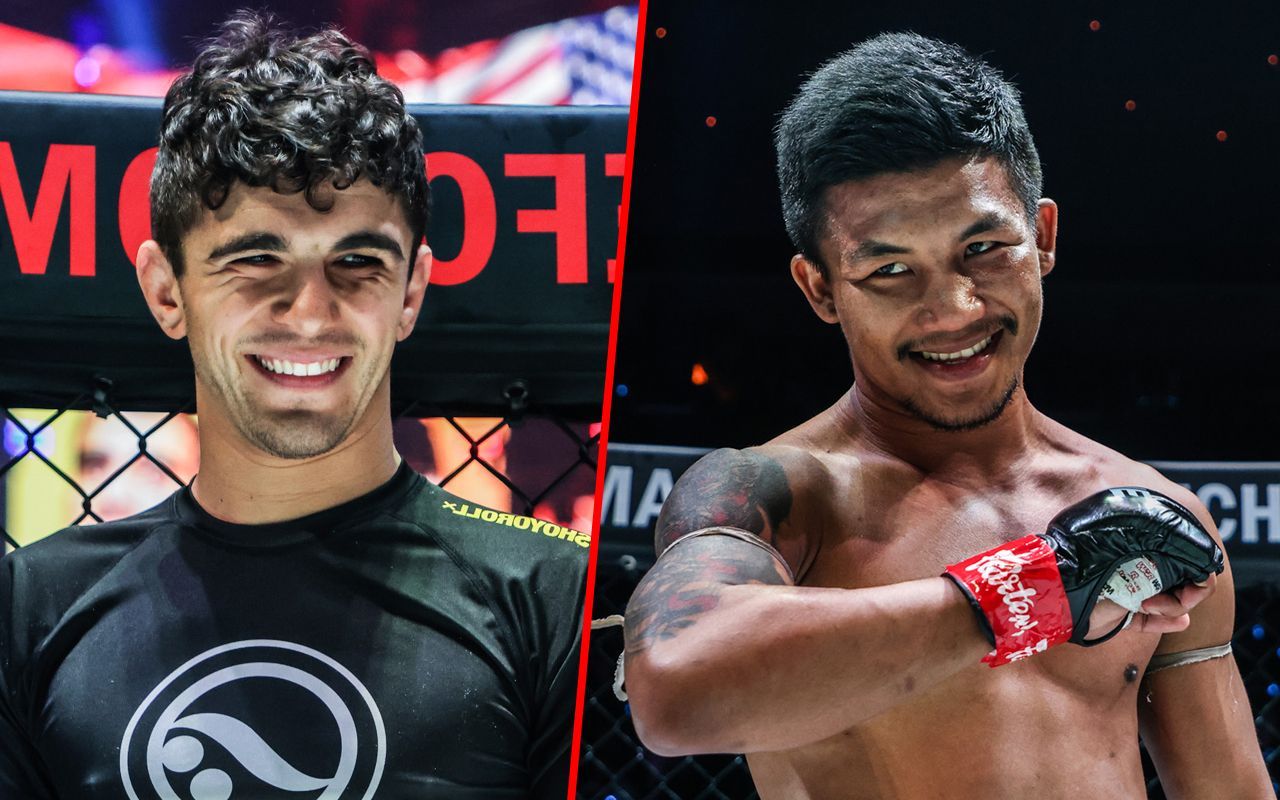 Mikey Musumeci (L) / Rodtang Jitmuangnon (R) -- Photo by ONE Championship