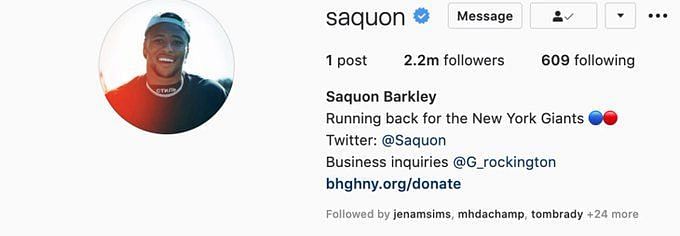 Saquon Barkley purges Giants from social media (and retweets angry