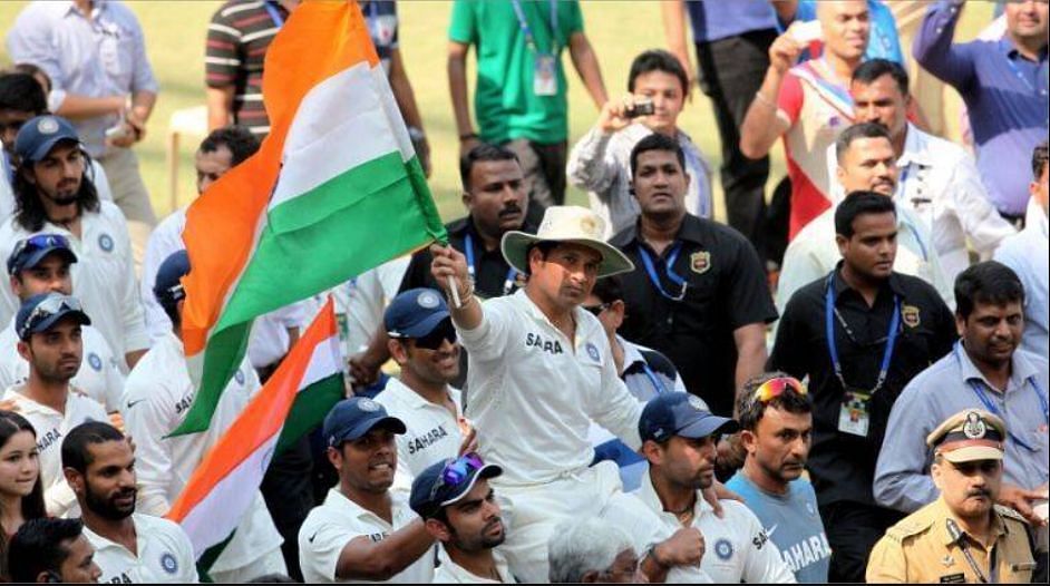 सचिन तेंदुलकर ने 2013 में अपना आखिरी टेस्ट वेस्टइंडीज के खिलाफ ही खेला था 