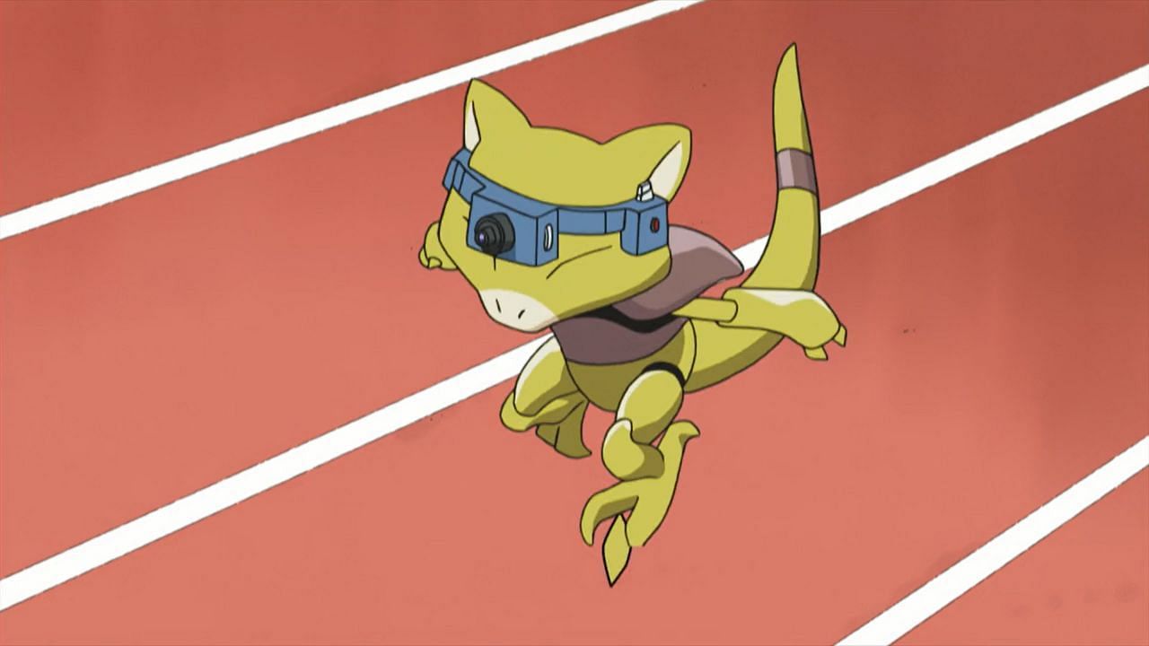 Abra, as seen in the anime (Image via The Pokemon Company)