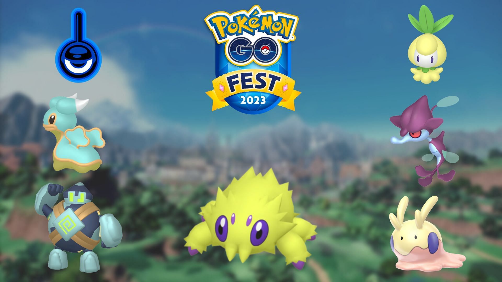 Some of the Shiny Pokemon debuts in Pokemon GO Fest 2023 (Image via Sportskeeda)