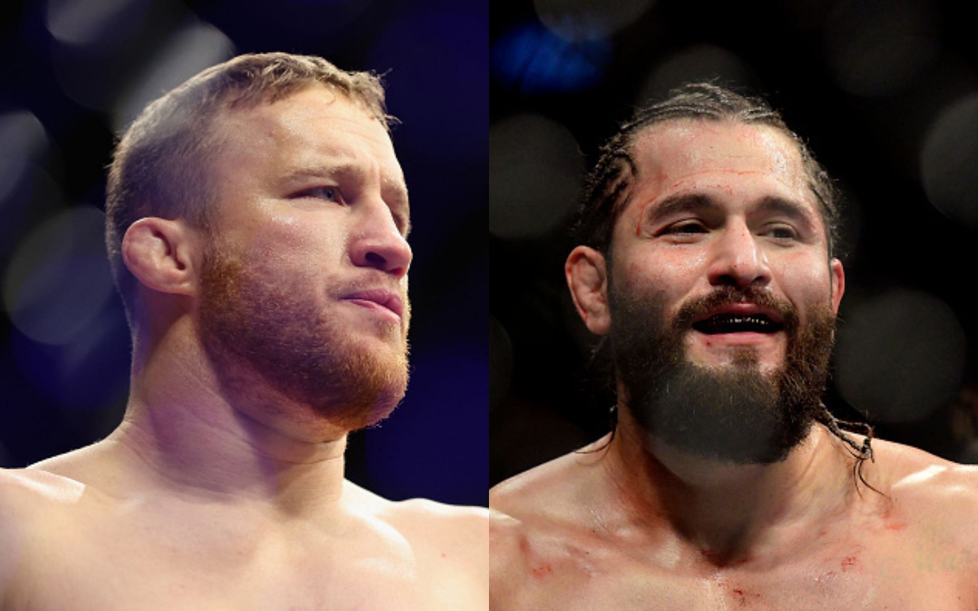 Justin Gaethje (left); Jorge Masvidal (right)