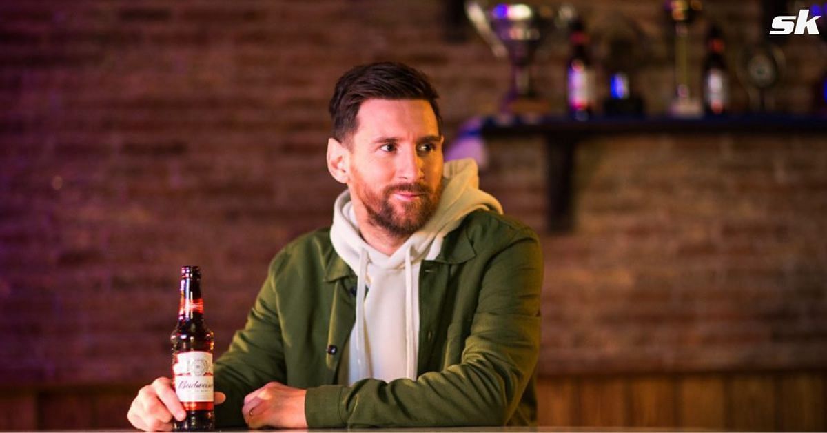 Lionel Messi promoted Budweiser