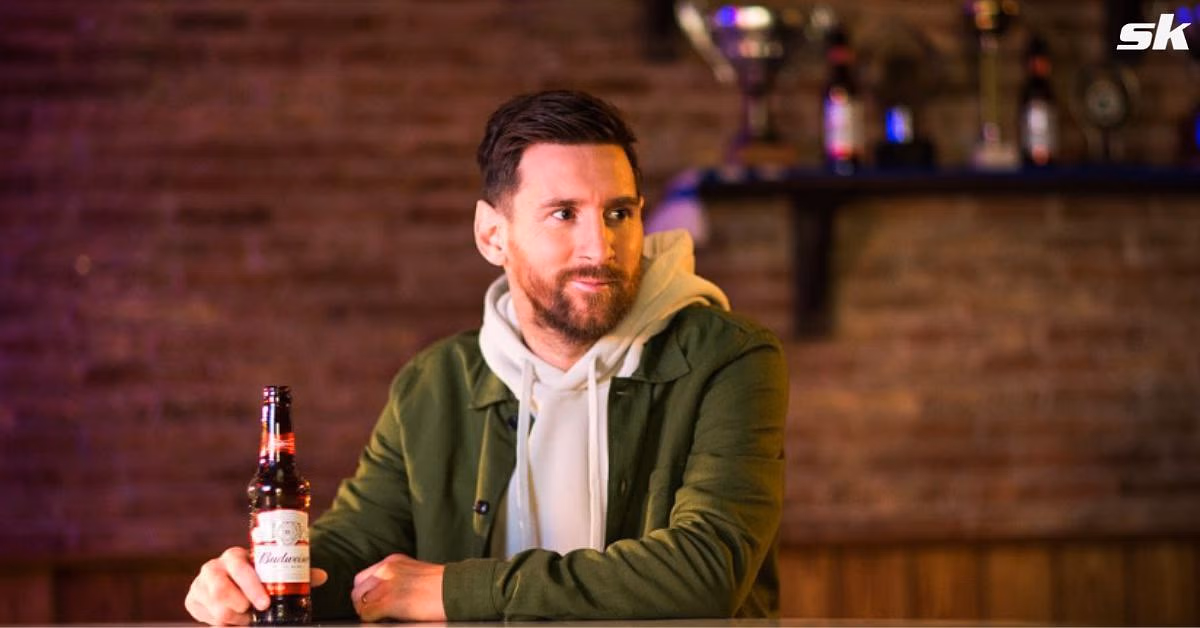 Lionel Messi promoted Budweiser