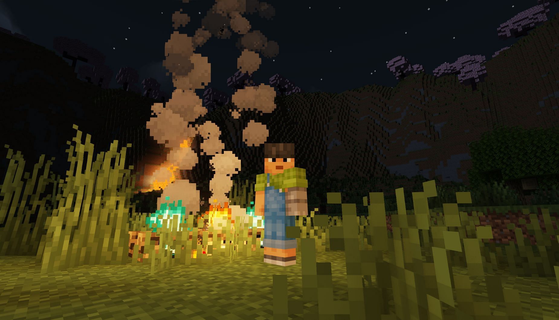 7 interesting facts about fire in Minecraft (Image via Mojang)