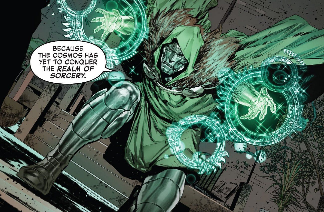 Doctor Doom poses a formidable threat to Kang&#039;s reign as he delves deep into Fraize&#039;s mastery of time manipulation; the balance of power may tilt in his favor (Image via Marvel Comics)