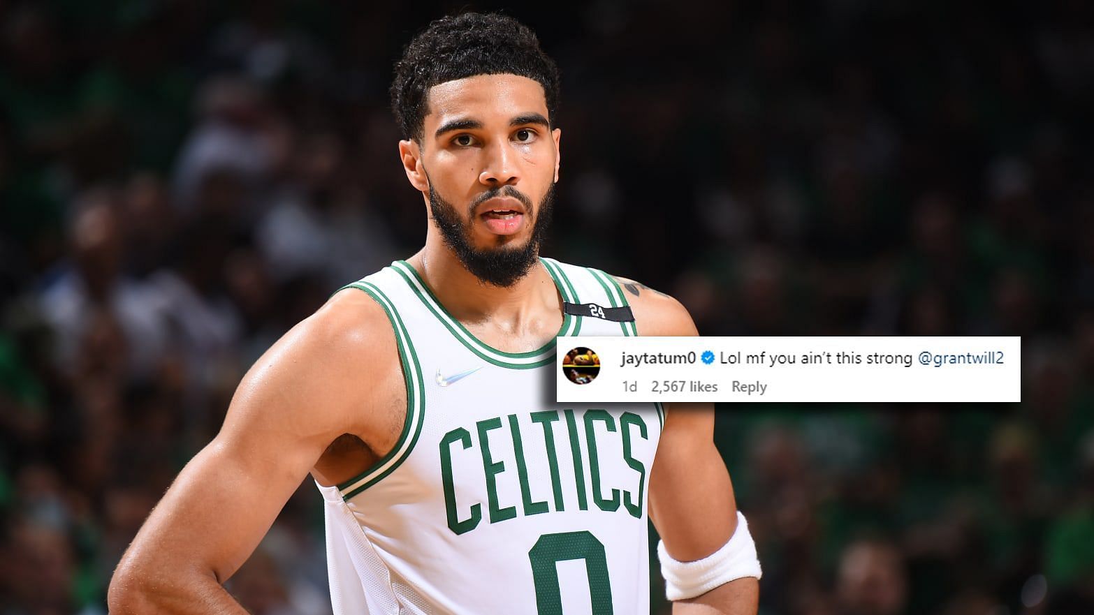 Jayson Tatum pokes fun at former teammate