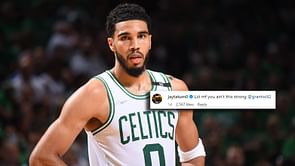 Jayson Tatum banters Grant Williams over Mavericks exaggerating his physique: “You ain’t this strong”