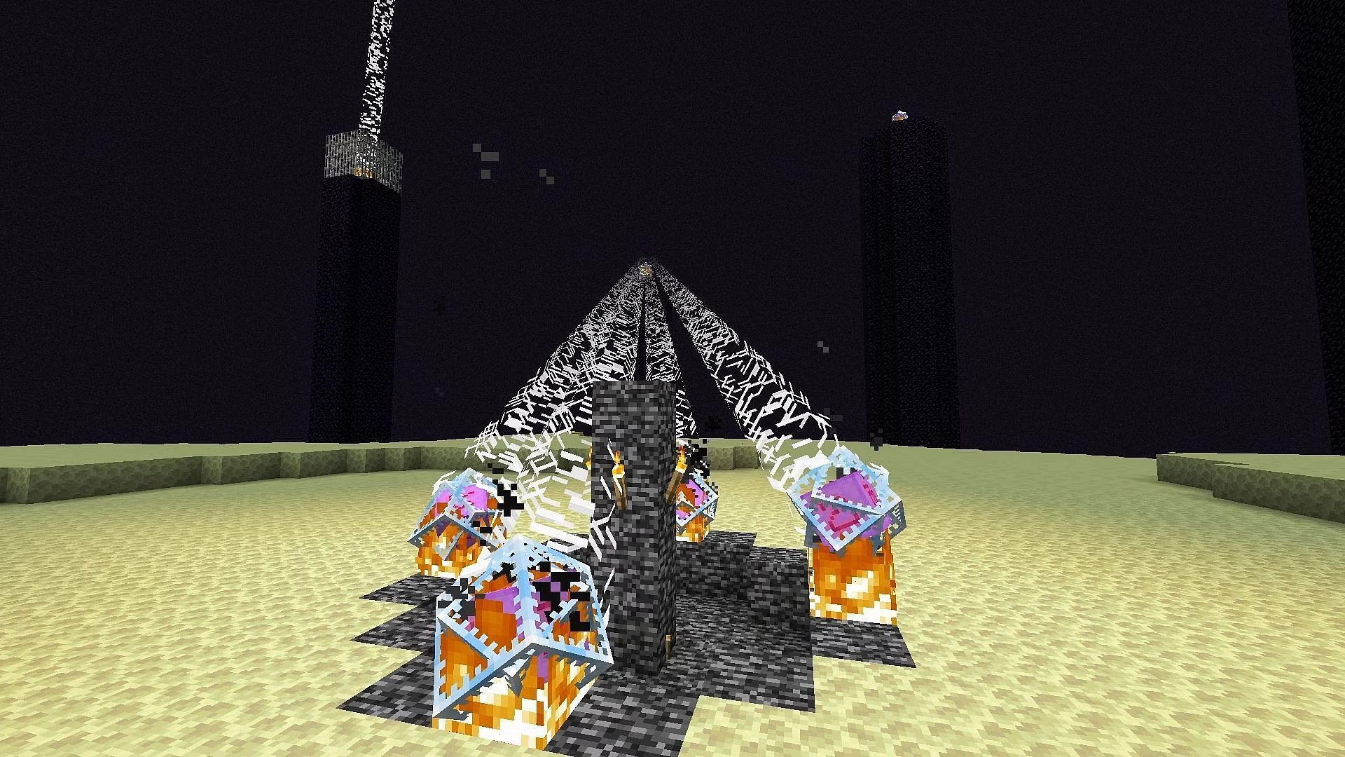 End Crystals can respawn the Ender Dragon (Image via Mojang)