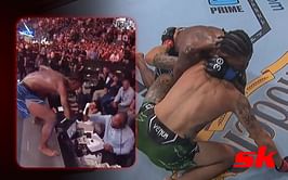 WATCH: Kevin Holland confronts Daniel Cormier about his wrestling after clinical submission of Michael Chiesa at UFC 291