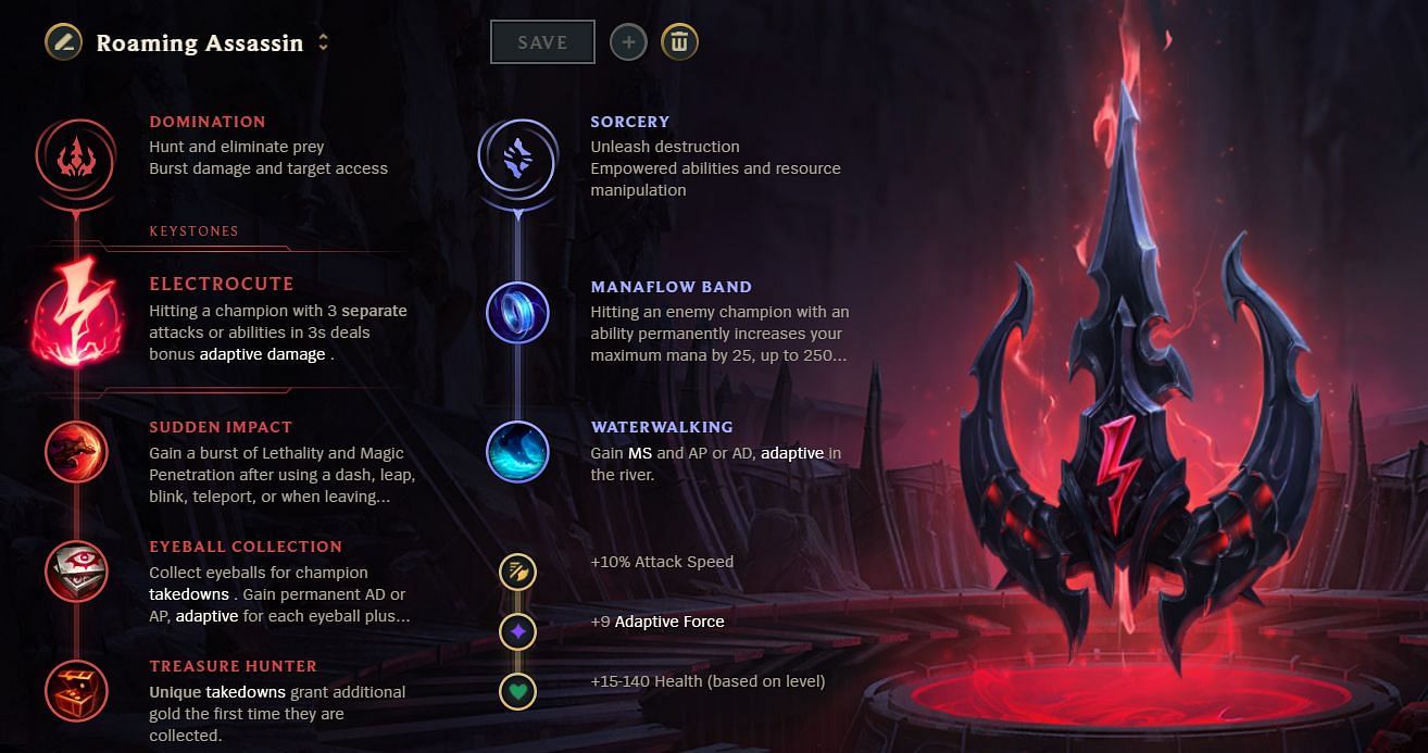 Roaming Assassin Naafiri in League of Legends (Image via Sportskeeda)