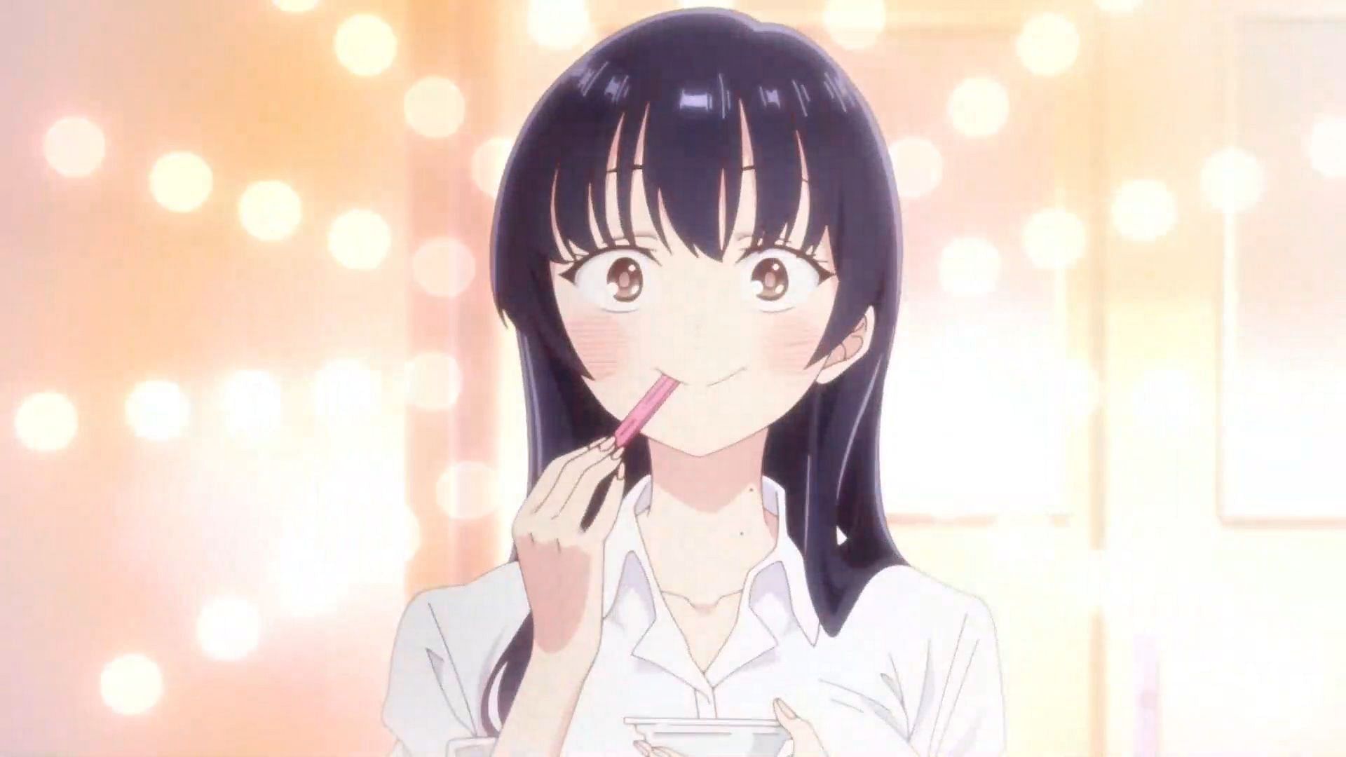 Who does Yamada Ann date in the animanga series (Image via Shin-Ei Animation)