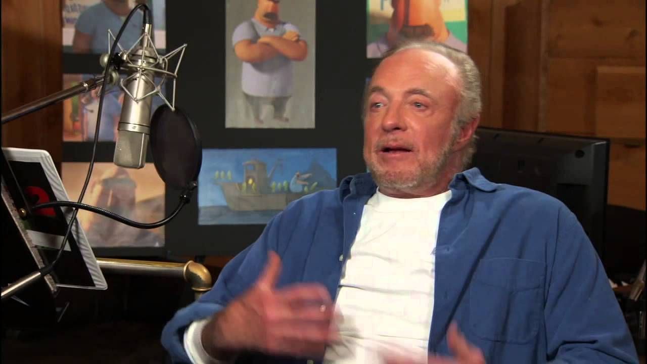 James Caan recording Tim Lockwood for Cloudy with a Chance of Meatballs (Image via Sony)