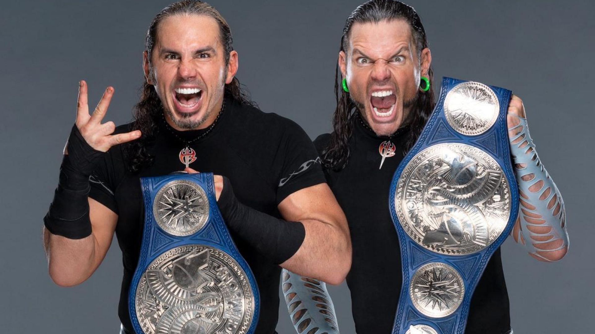 Which two WWE veterans gave The Hardys such a hardy time?