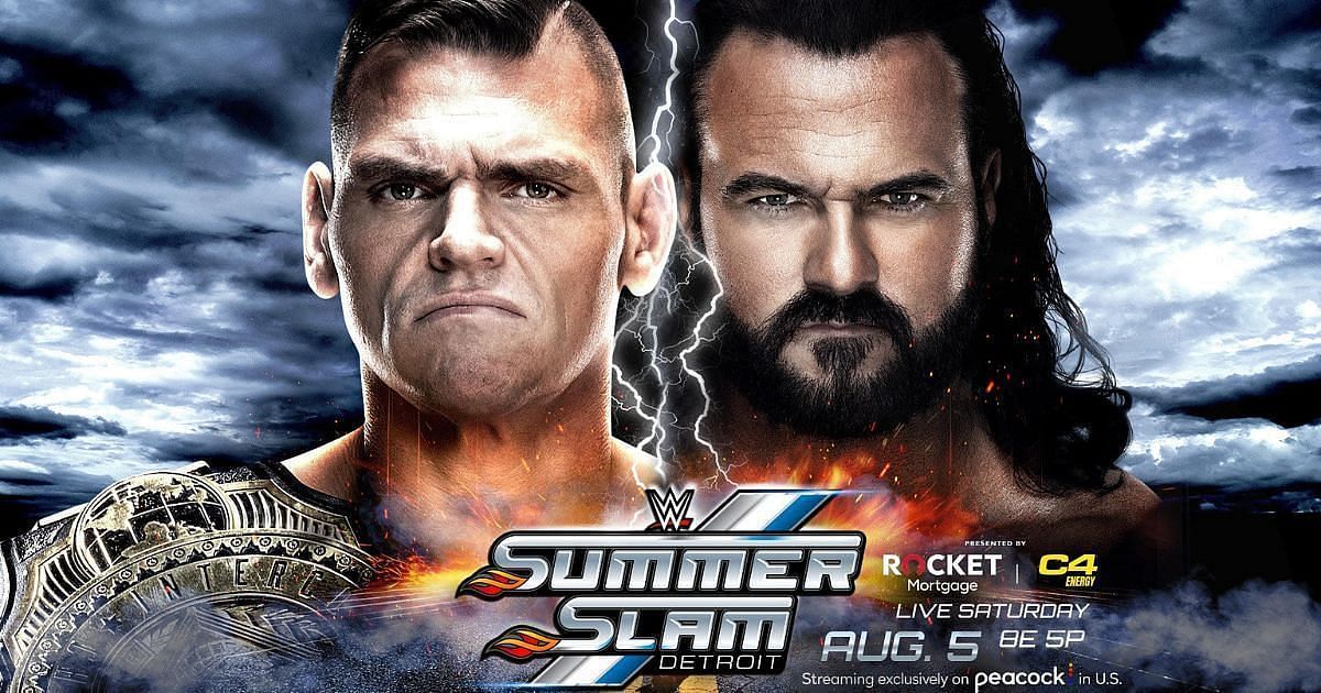 WWE SummerSlam में गुंथर और ड्रू मैकइंटायर का मैच होगा