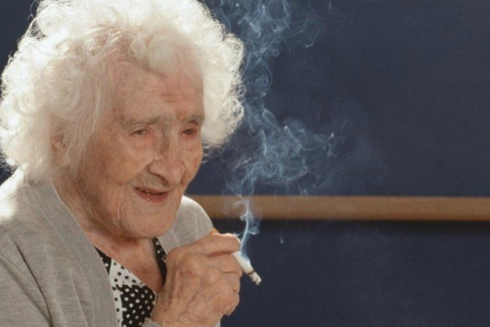 Jeanne Calment started smoking after marriage. (Photo via Instagram/womeninactionr)