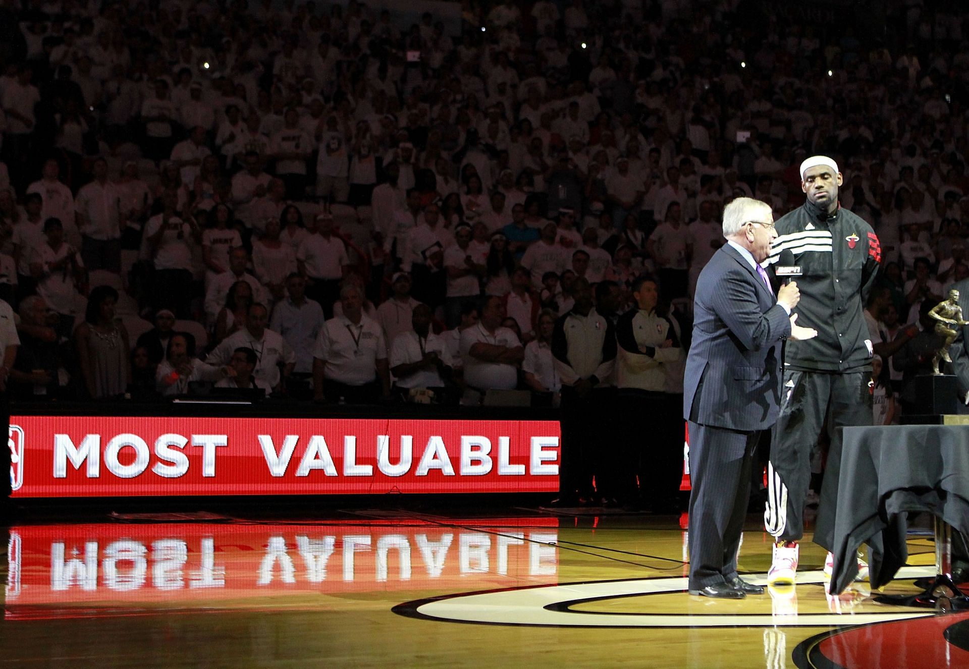 David Stern went on to award LeBron James his MVP trophy during his time with the Miami Heat.