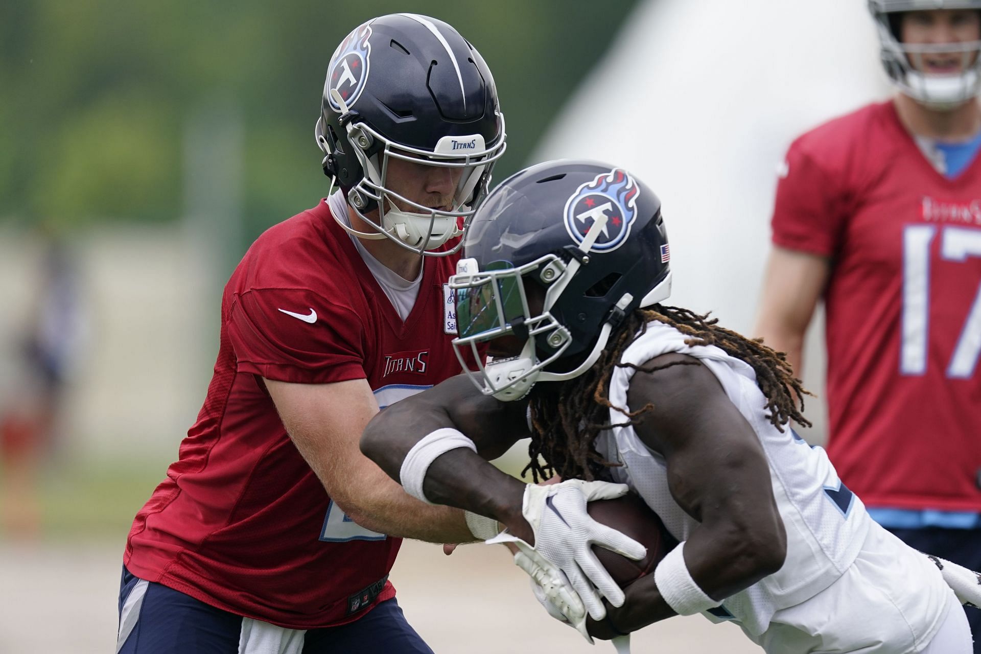 Levis at Titans' minicamp.