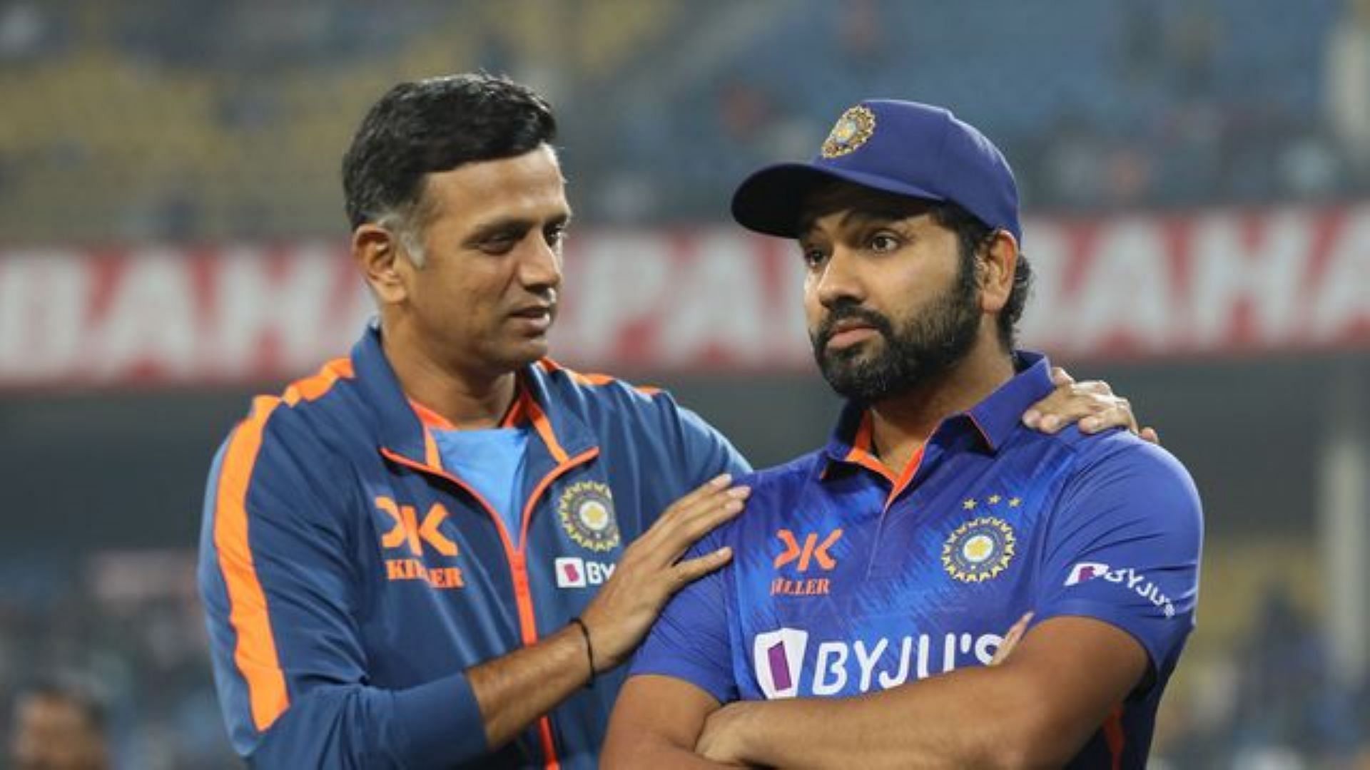 Rahul Dravid and Rohit Sharma will hope to end India