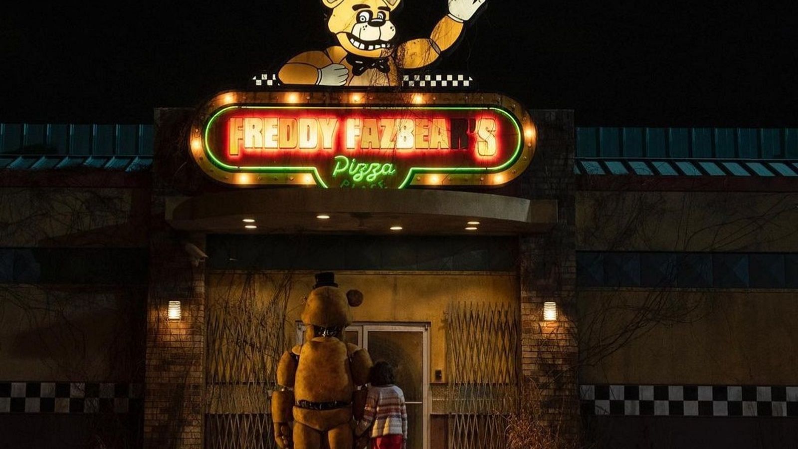 A still of The Freddy Frazbear&#039;s Pizza Place (Image via Universal Pictures)